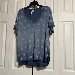 CUTE Cable & Gauge lightweight Skull tee Shirt top size XL